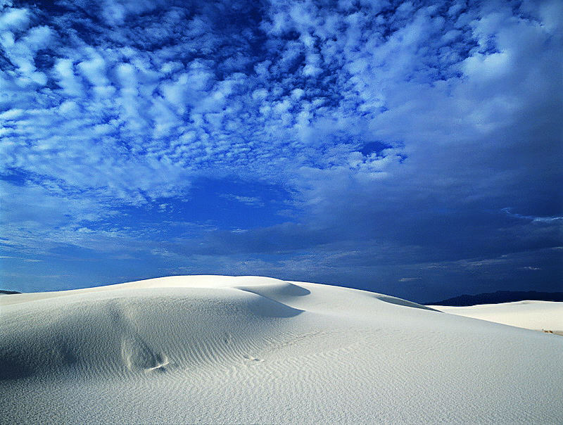 Blaue Stunde in White Sands