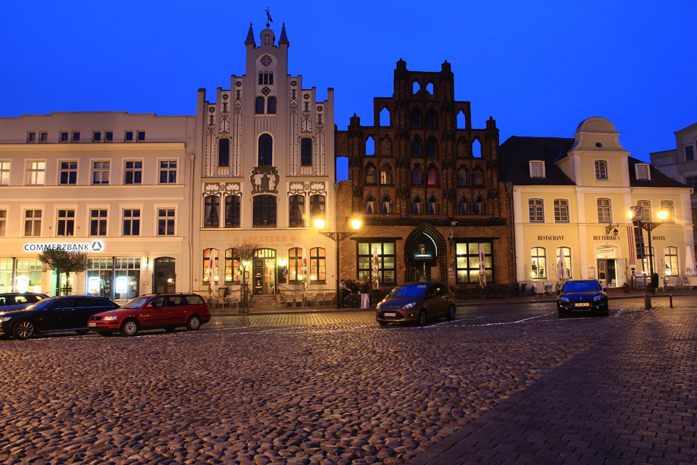 Blaue Stunde in Wismar