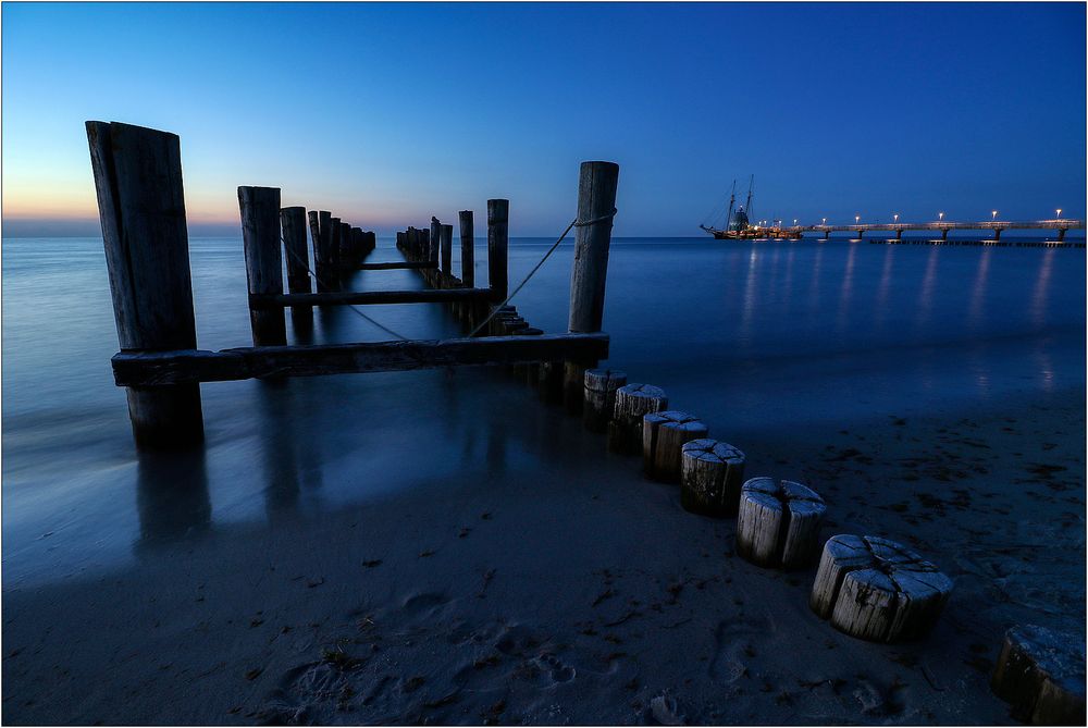 Blaue Stunde in Zingst...