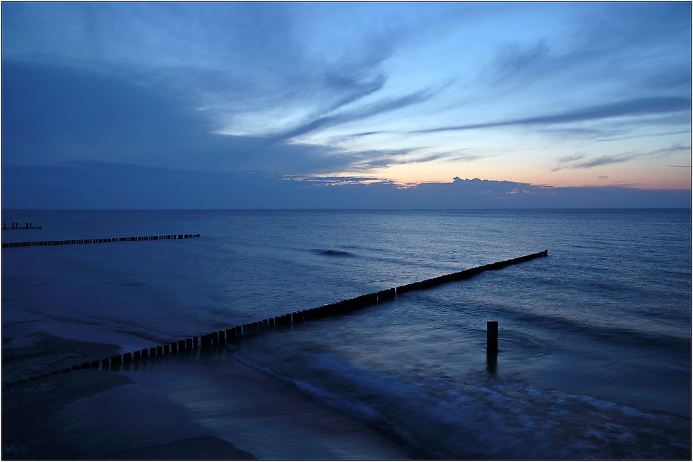 Blaue Stunde in Zingst...