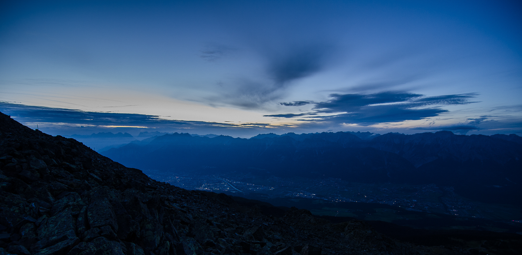 Blaue Stunde Innsbruck