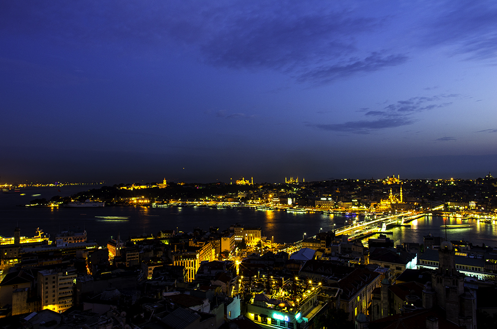 blaue Stunde Istanbul