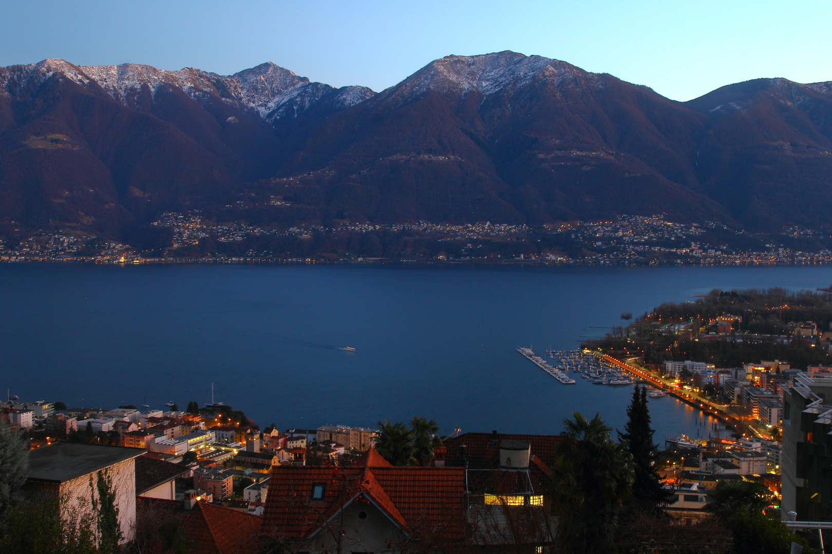  Blaue Stunde Lago Maggiore