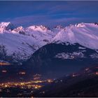 Blaue Stunde mit Mont Blanc