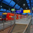 Blaue Stunde mit Quitschie in Karlsruhe Hbf