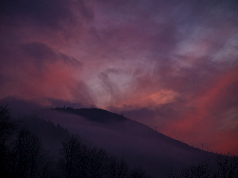 Blaue Stunde nach einem grauen Tag - Blue hour after a day of gray