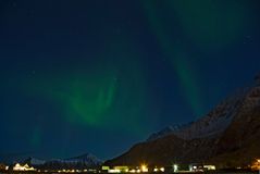 Blaue Stunde Nordlicht Lofoten