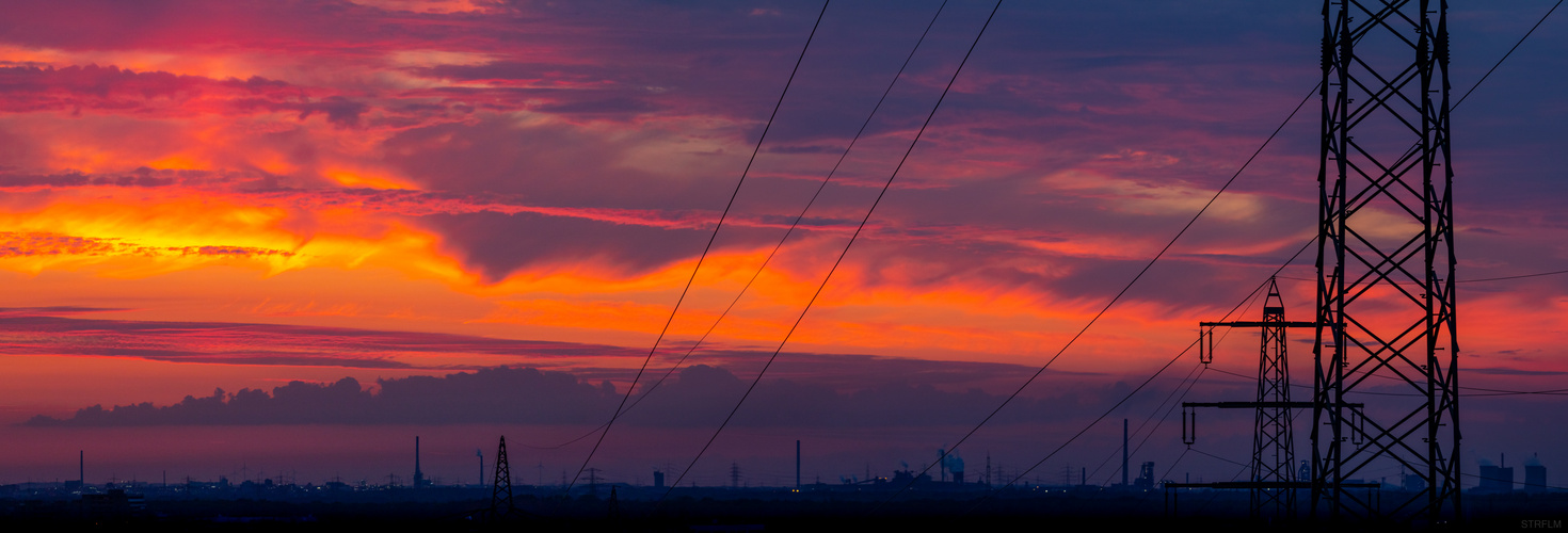 blaue Stunde Panorama