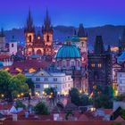 Blaue Stunde: Prag und die Türme