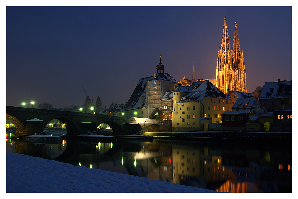 Blaue Stunde - Regensburg