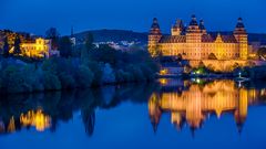 Blaue Stunde Schloss Aschaffenburg