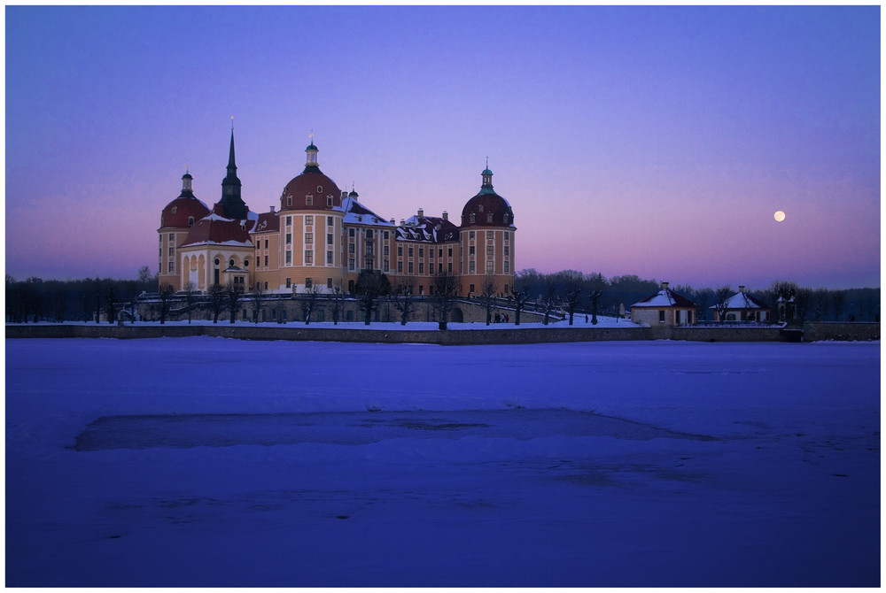 Blaue Stunde - Schloß Moritzburg 3