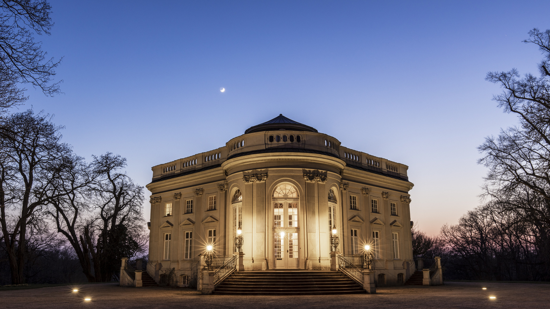 Blaue Stunde Schloss Richmond BS