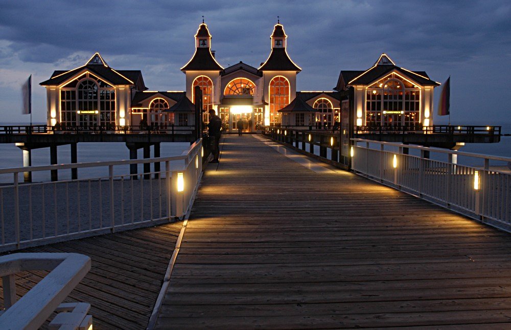 Blaue Stunde (Seebrücke Sellin)