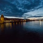 Blaue Stunde Seerhein Altstadt Konstanz Abend 8683