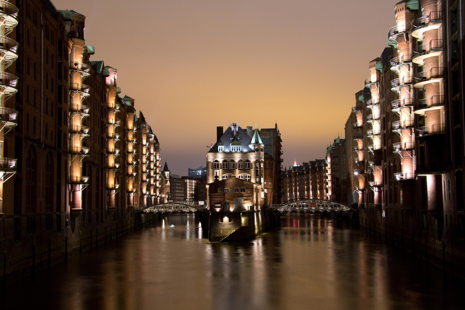 Blaue Stunde Speicherstadt