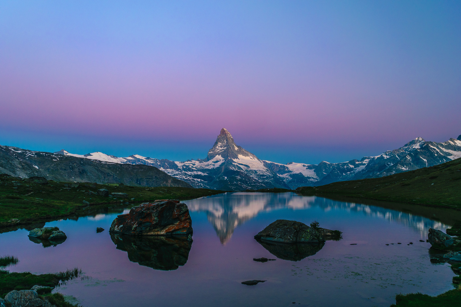 Blaue Stunde Stellisee