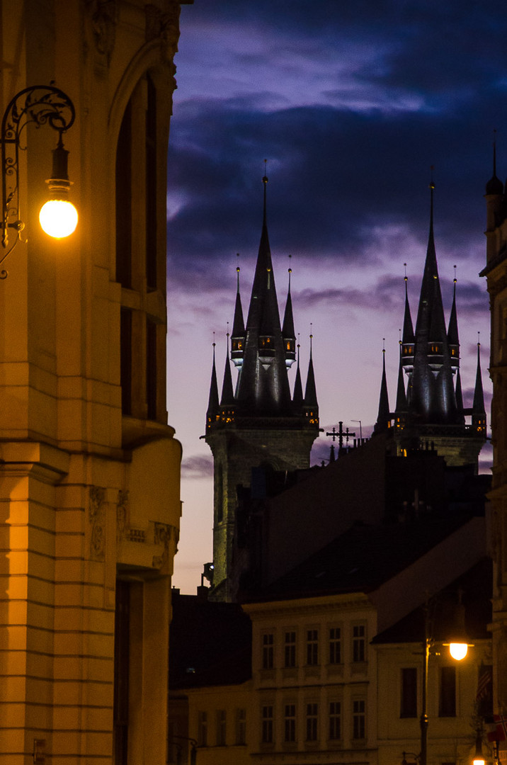 Blaue Stunde - Teynkirche