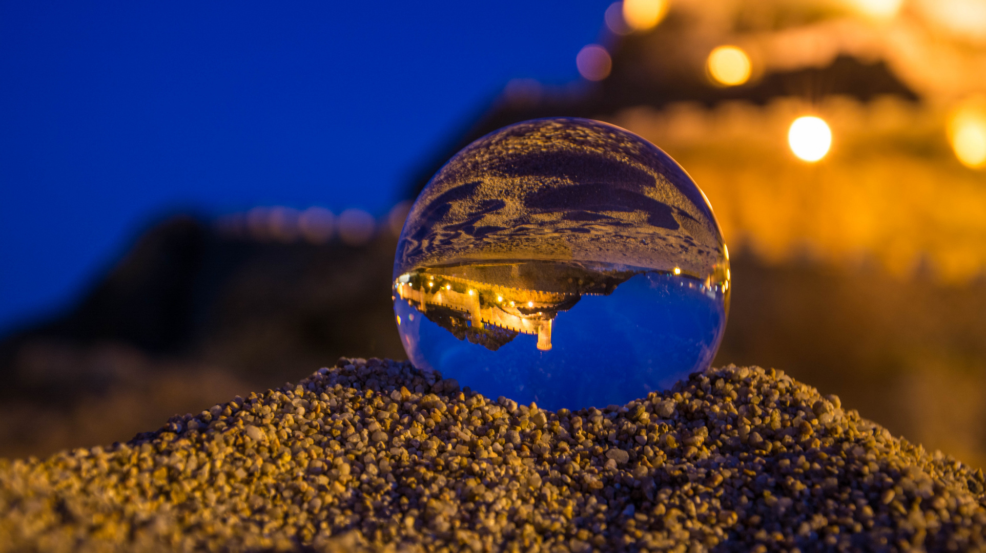 Blaue Stunde - Tossa de mar - Kugelfotografie