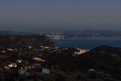 Blaue Stunde über Agia Galini