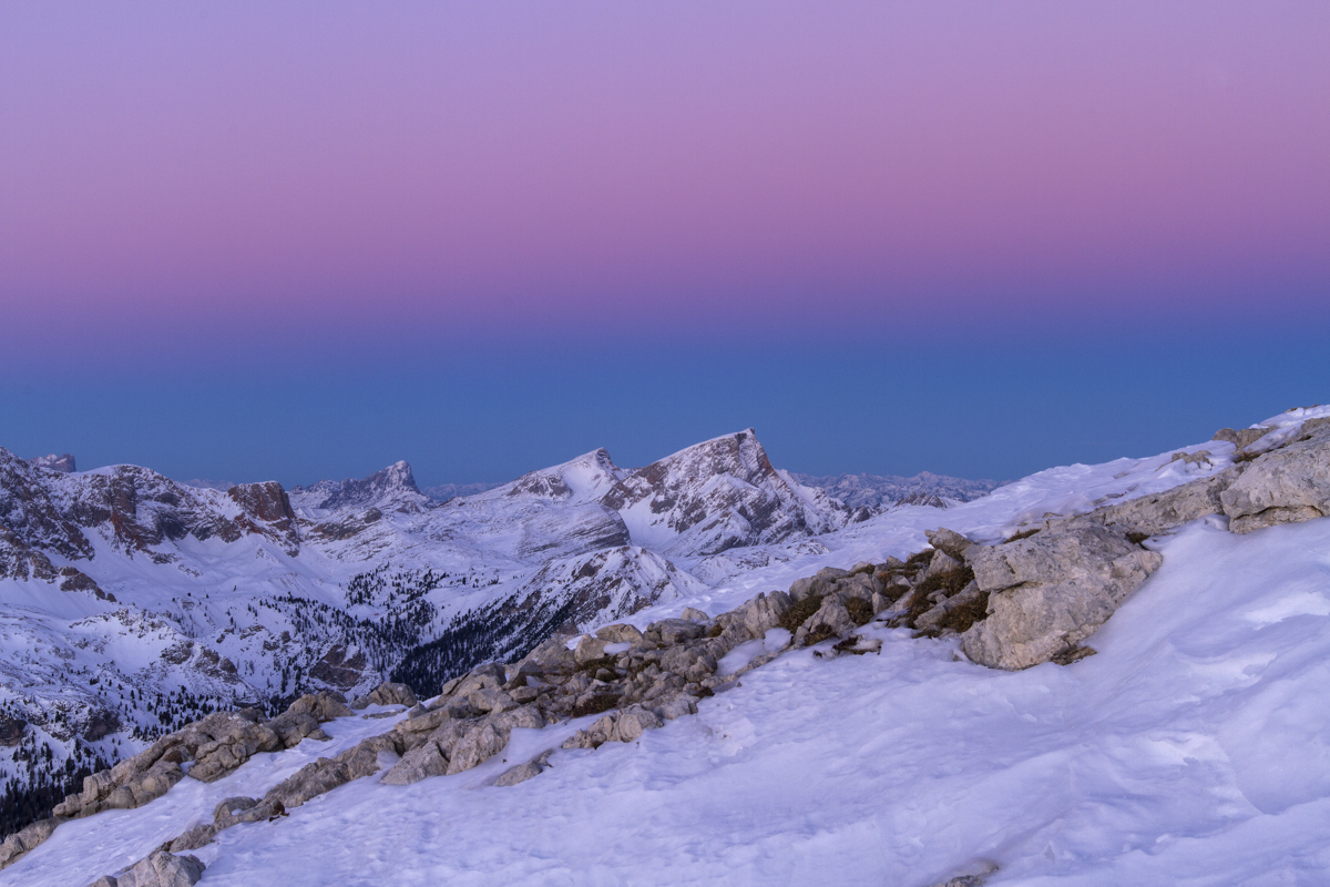 Blaue Stunde über dem Seekofl