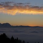 Blaue Stunde über den Wolken