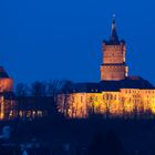 Blaue Stunde über der Schwanenburg (Kleve)
