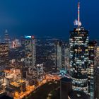 Blaue Stunde über Frankfurt