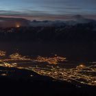 Blaue Stunde über Innsbruck