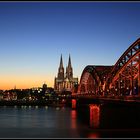 Blaue Stunde über Köln