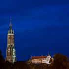 Blaue Stunde über LAndshut