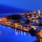 Blaue Stunde über Limone sul Garda