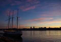 Blaue Stunde über Mainz