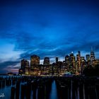 Blaue Stunde über Manhattan