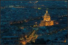 blaue Stunde über Paris