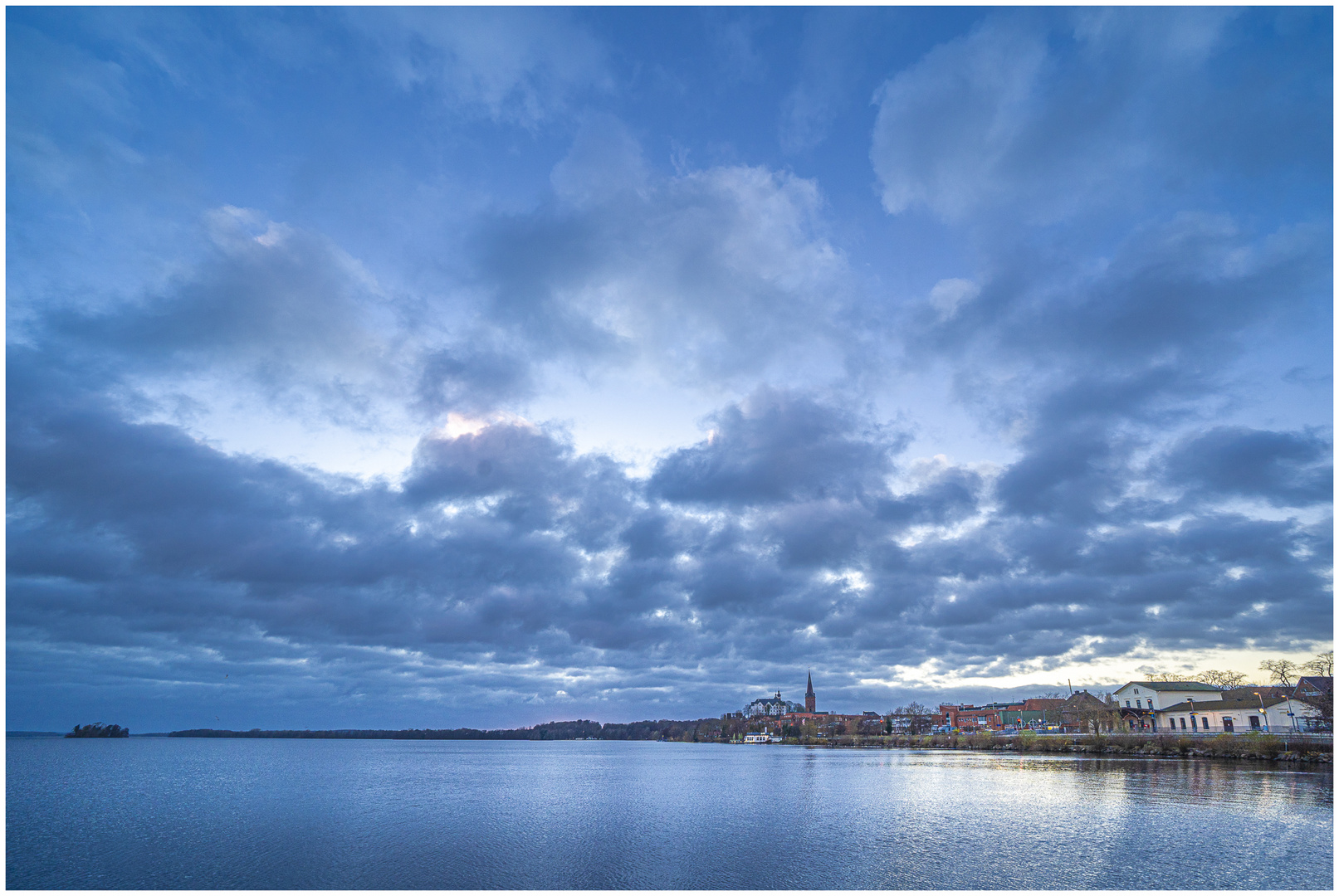 Blaue Stunde über Plön