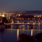 Blaue Stunde über Prag