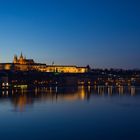 Blaue Stunde über Prag