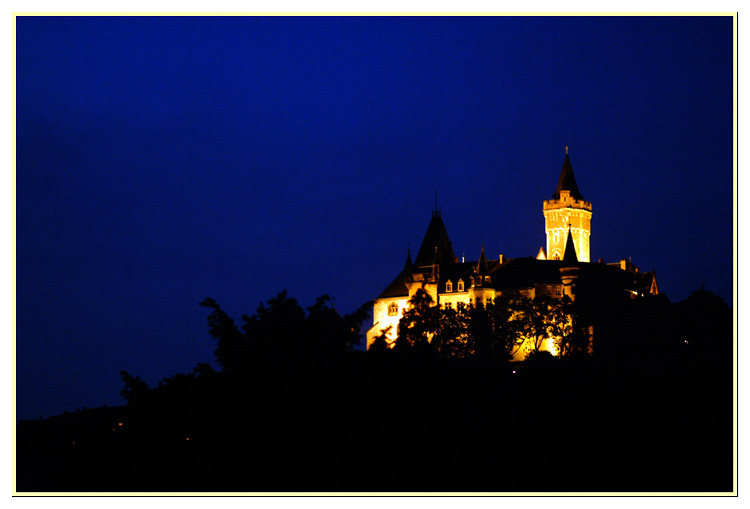 Blaue Stunde über Schloss Wernigerode