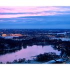 blaue Stunde ueber Stockholm