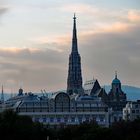 Blaue Stunde über Wien