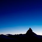 blaue stunde über zermatt