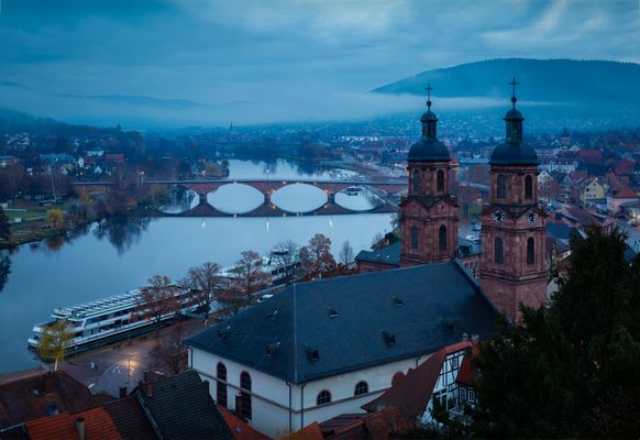 ~~ Blaue Stunde über'm Untermain ~~
