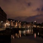 blaue stunde und hamburg am abend