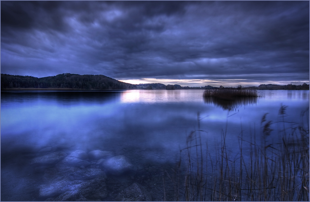 Blaue Stunde - vielleicht auch morgen früh.