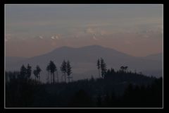 Blaue Stunde, vom Hotzenwald Richtung Alpen I