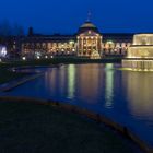 Blaue Stunde vor dem Kurhaus in Wiesbaden....