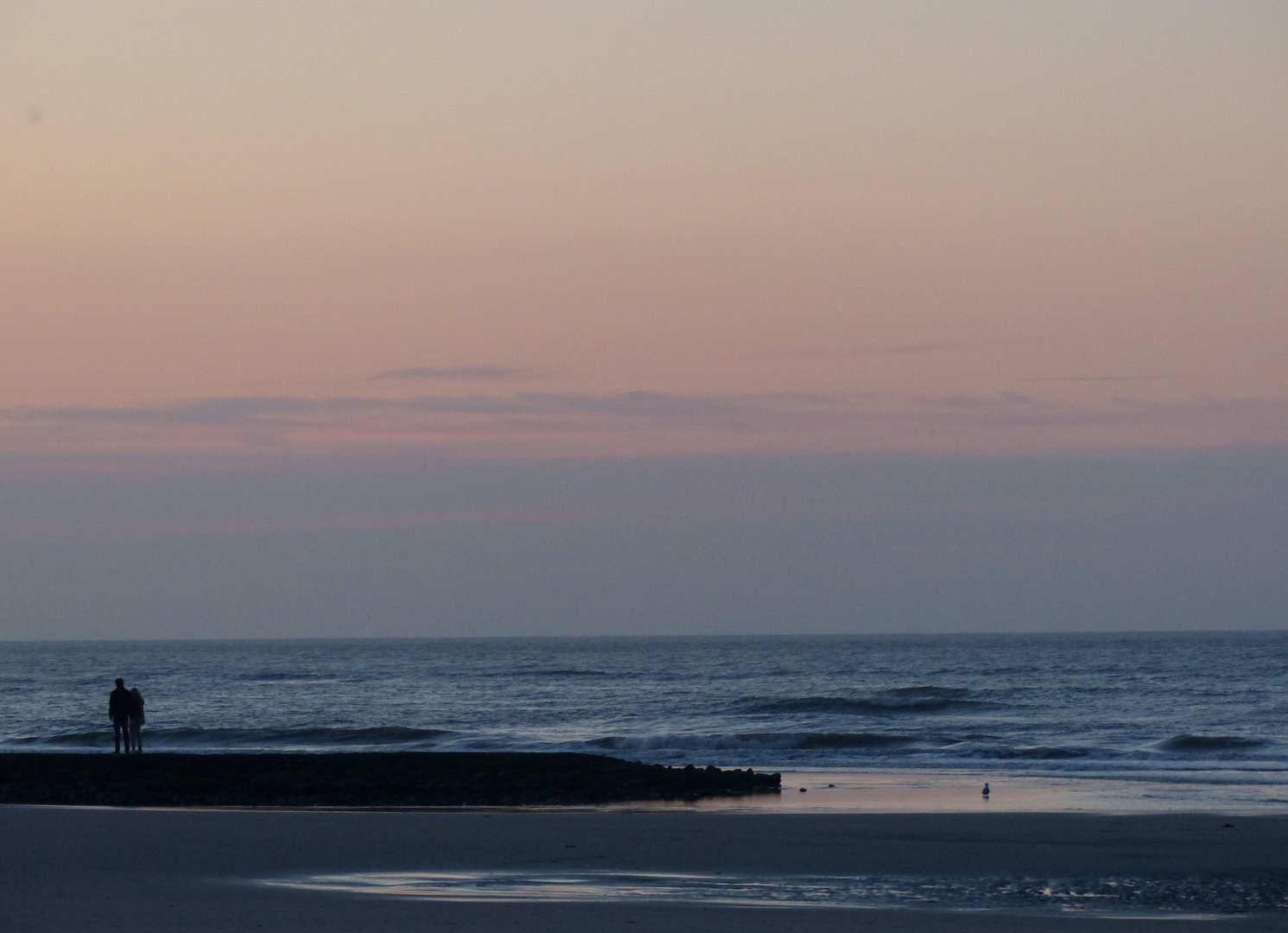 Blaue Stunde. Wangerooge 2021