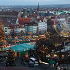 "Blaue Stunde" - Weihnachtsmarkt Erfurt 2014