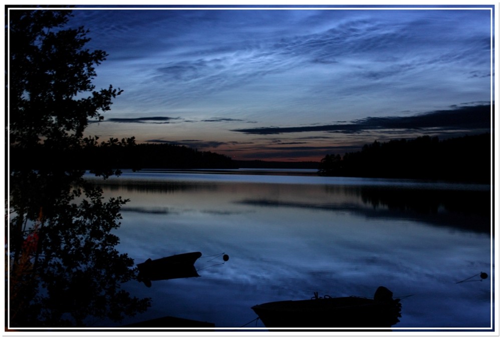 Blaue Stunden in Schweden - Nachts um halb 1